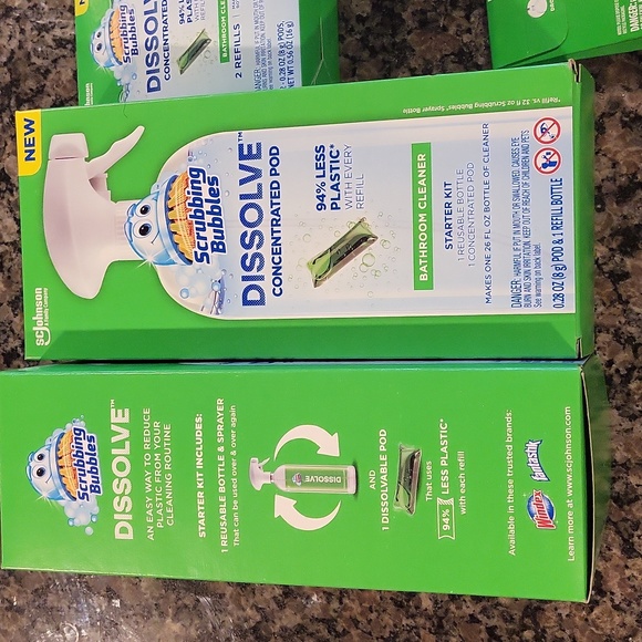 Scrubbing Bubbles Dissolve concentrated POD starter kit & 3 refills each 2 pack - Picture 9 of 9